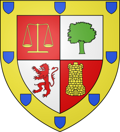 Blason de la commune Aubenas