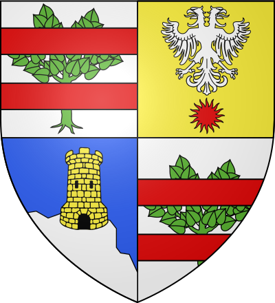 Blason de la commune Burzet
