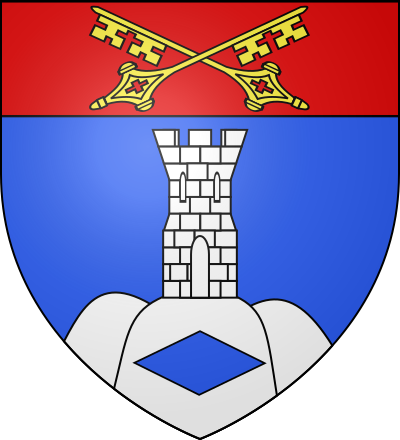 Blason de la commune Grospierres