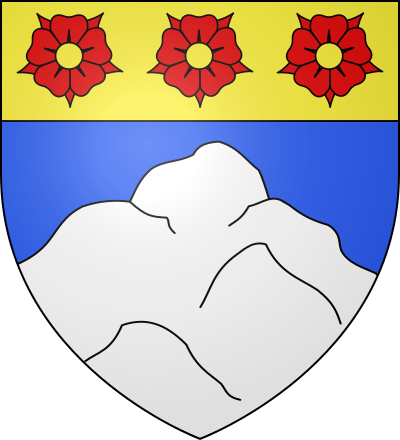 Blason de la commune Montpezat-sous-Bauzon