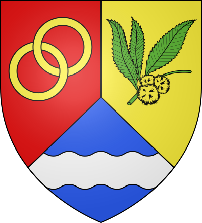 Blason de la commune Saint-Barthélemy-Grozon