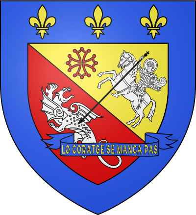 Blason de la commune Saint-Georges-les-Bains