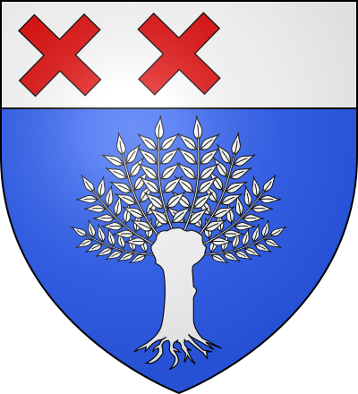 Blason de la commune Saint-Lager-Bressac
