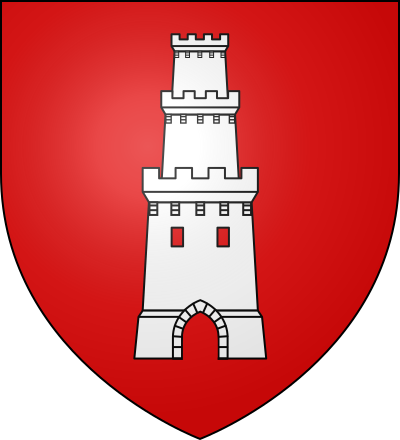 Blason de la commune Saint-Sauveur-de-Montagut