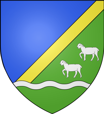Blason de la commune Aubrives
