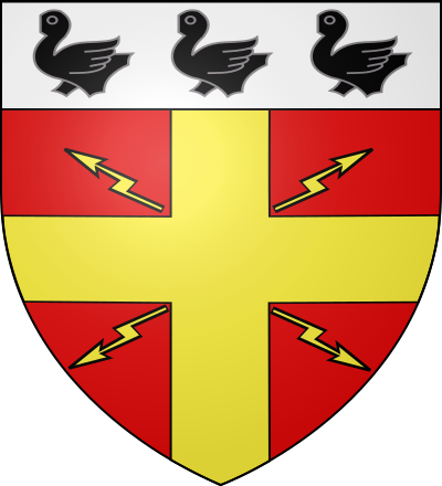 Blason de la commune Linay