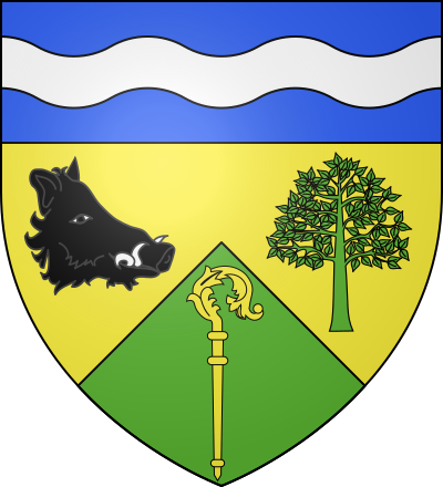 Blason de la commune Pouru-Saint-Remy