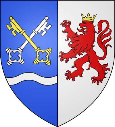 Blason de la commune Saint-Clément-à-Arnes