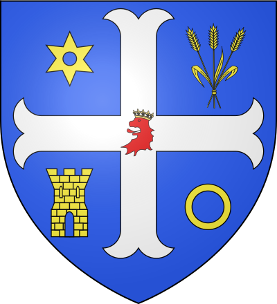 Blason de la commune Saint-Morel