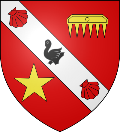 Blason de la commune Tourcelles-Chaumont