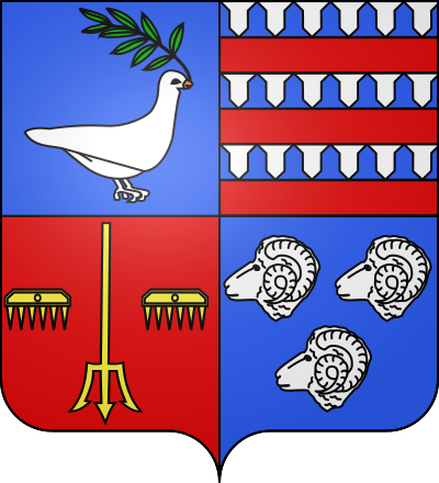 Blason de la commune Vieux-lès-Asfeld