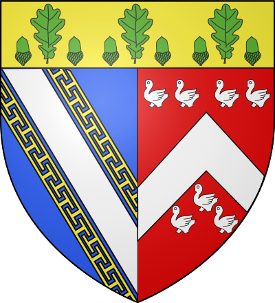 Blason de la commune Les Bordes-Aumont