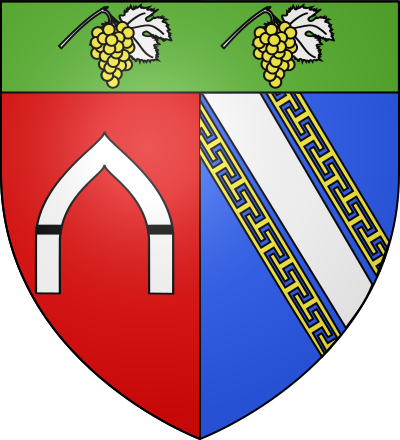 Blason de la commune Colombé-le-Sec