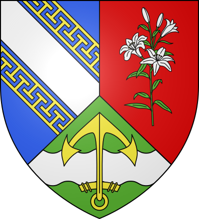 Blason de la commune Droupt-Sainte-Marie
