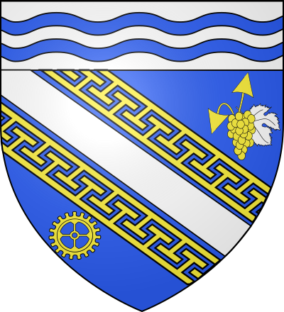 Blason de la commune Fontaine