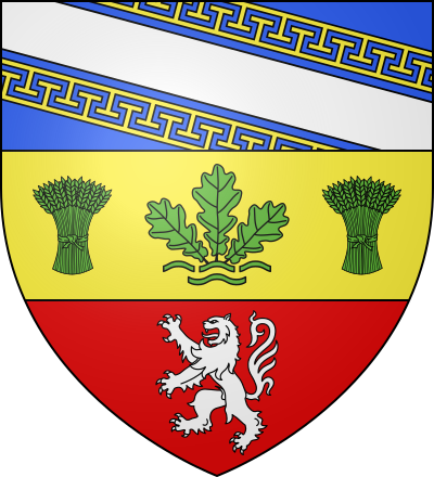 Blason de la commune Jessains