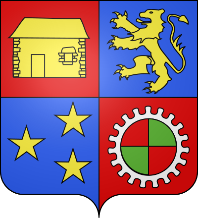 Blason de la commune Maizières-la-Grande-Paroisse