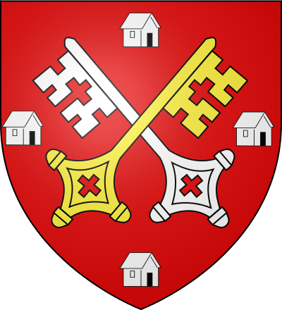 Blason de la commune Mesnil-Saint-Père