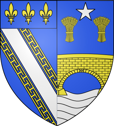 Blason de la commune Pont-Sainte-Marie