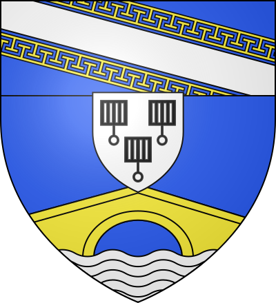 Blason de la commune Pont-sur-Seine