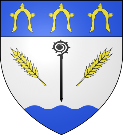 Blason de la commune Saint-Benoît-sur-Seine