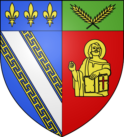 Blason de la commune Saint-Parres-aux-Tertres