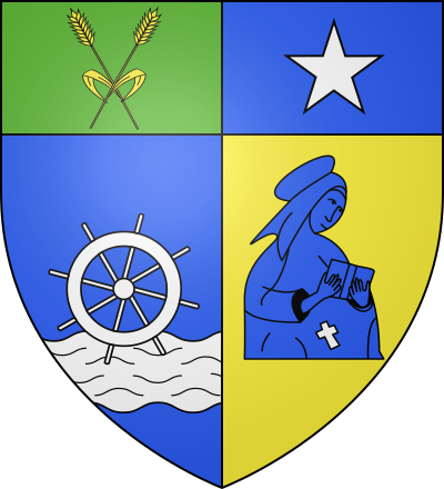 Blason de la commune Sainte-Maure