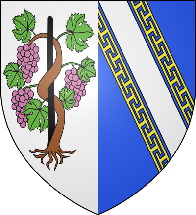 Blason de la commune Viviers-sur-Artaut
