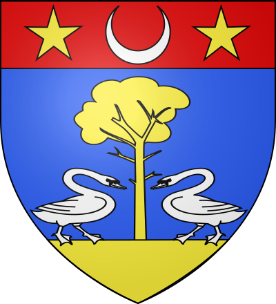 Blason de la commune Blomac