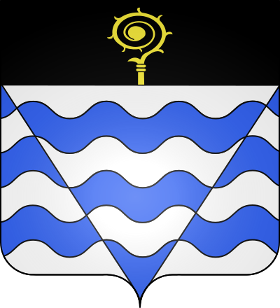 Blason de la commune Lacombe