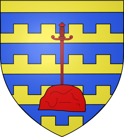Blason de la commune Peyrefitte-sur-l'Hers
