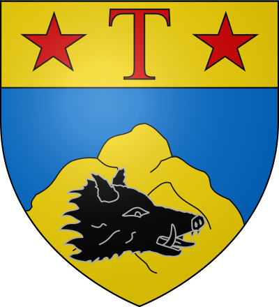 Blason de la commune Tuchan