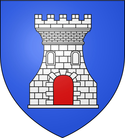 Blason de la commune Asprières