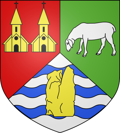 Blason de la commune Calmels-et-le-Viala