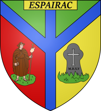 Blason de la commune Espeyrac