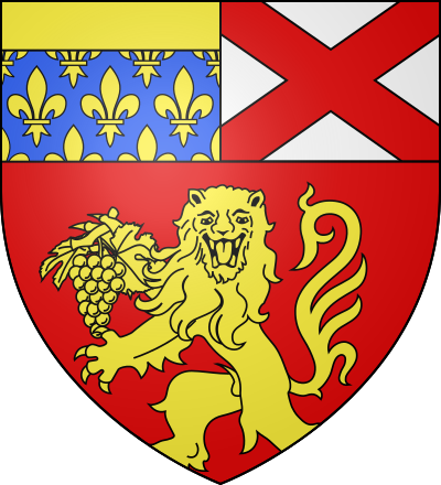 Blason de la commune Marcillac-Vallon