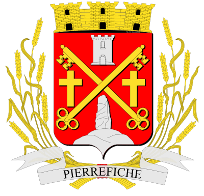 Blason de la commune Pierrefiche