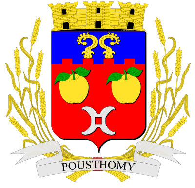 Blason de la commune Pousthomy
