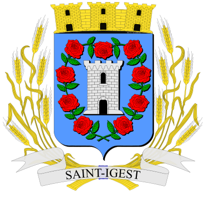 Blason de la commune Saint-Igest
