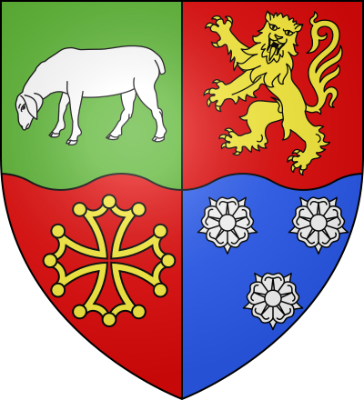 Blason de la commune Saint-Izaire
