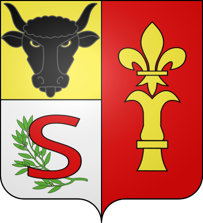 Blason de la commune Saint-Saturnin-de-Lenne