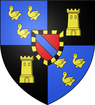 Blason de la commune Saint-Victor-et-Melvieu