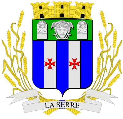 Blason de la commune La Serre