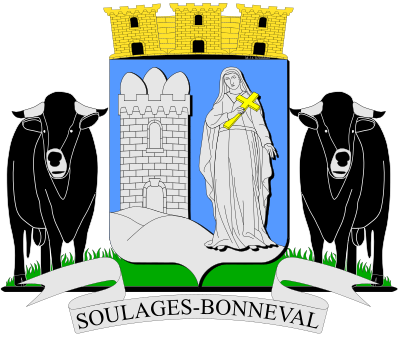 Blason de la commune Soulages-Bonneval