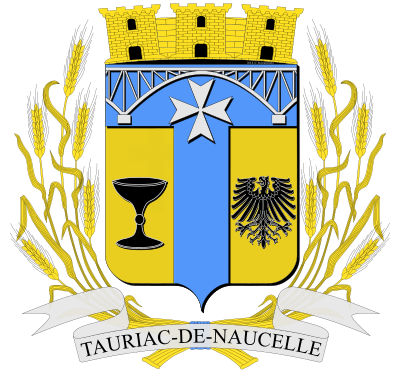 Blason de la commune Tauriac-de-Naucelle