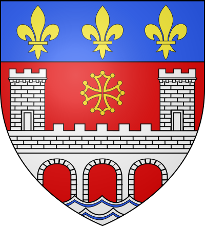 Blason de la commune Villefranche-de-Rouergue