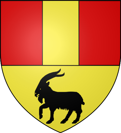 Blason de la commune Châteauneuf-le-Rouge