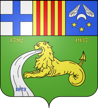 Blason de la commune Plan-de-Cuques