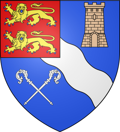 Blason de la commune Bonneville-sur-Touques