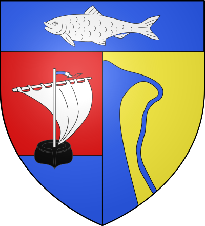 Blason de la commune Cabourg